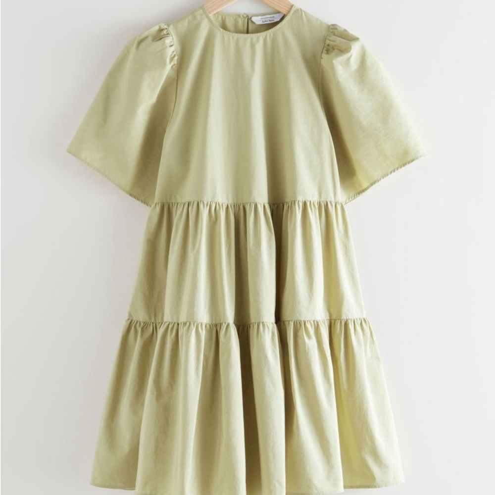 & OTHER STORIES - Voluminous Ruffle Mini Dress - Picture 3 of 6